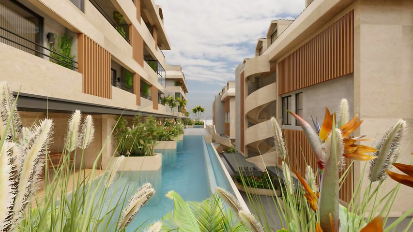 Квартира планировки 1+1 в районе Фетхие 