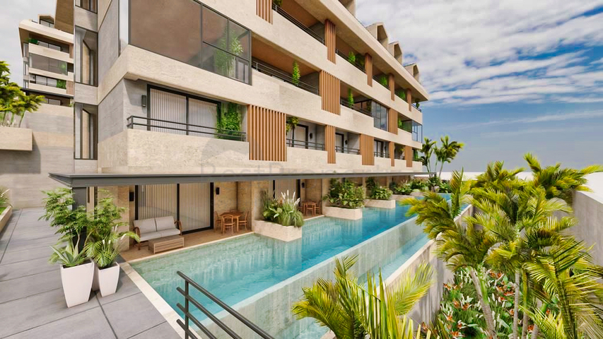 Квартира планировки 1+1 в районе Фетхие 