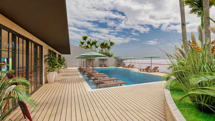 Квартира планировки 1+1 в районе Фетхие 