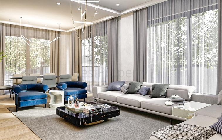 Виллы планировки 5+1 в районе Дошемеалты - Анталия