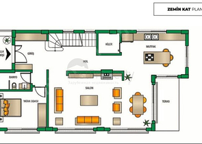 Виллы планировки 5+1 в районе Дошемеалты - Анталия