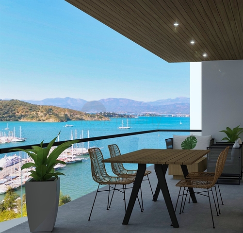 Квартира планировки 2+1 в районе Фетхие