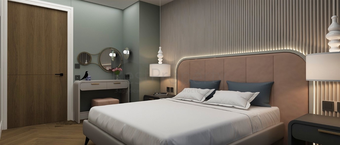 Квартира планировки 2+1 в районе Фетхие