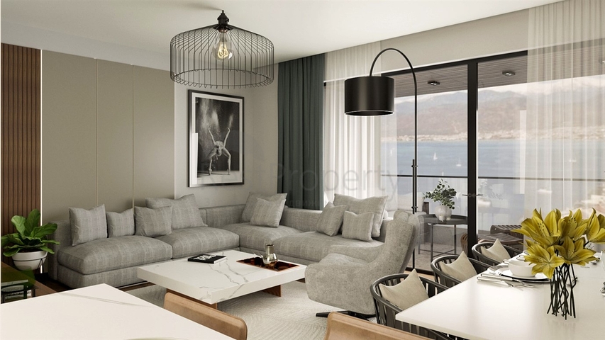 Квартира планировки 2+1 в районе Фетхие