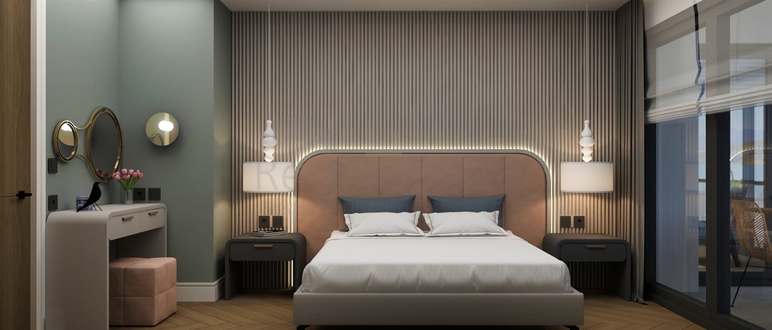 Квартира планировки 2+1 в районе Фетхие