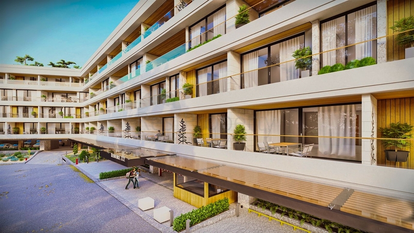 Квартира планировки 2+1 в районе Фетхие