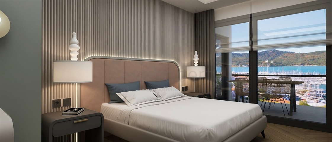 Квартира планировки 2+1 в районе Фетхие