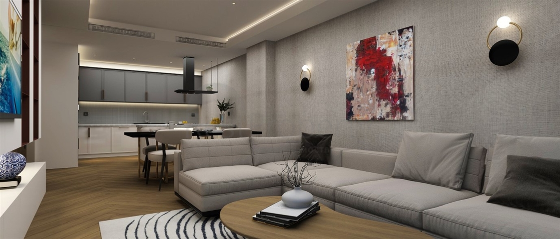 Квартира планировки 2+1 в районе Фетхие