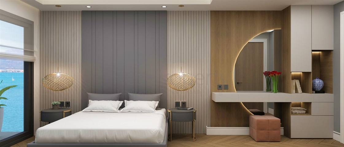 Квартира планировки 2+1 в районе Фетхие