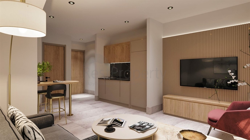 Квартира планировки 1+1 в районе Фетхие