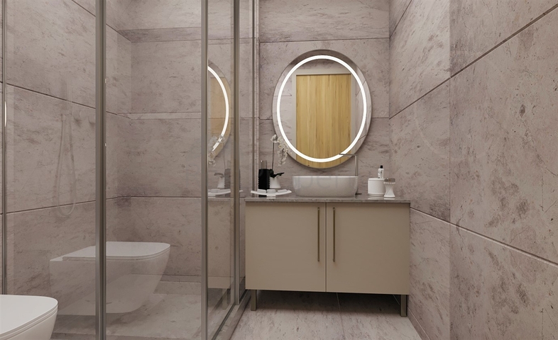 Квартира планировки 1+1 в районе Фетхие