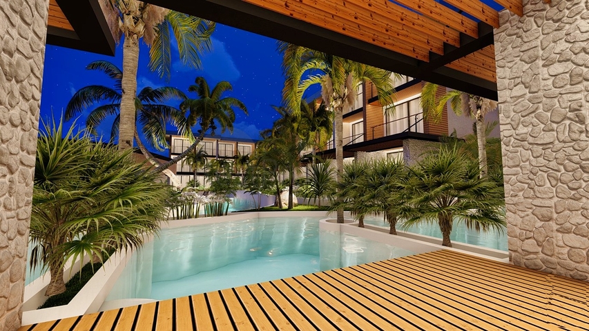 Квартира планировки 1+1 в районе Фетхие