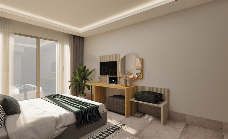 Квартира планировки 1+1 в районе Фетхие