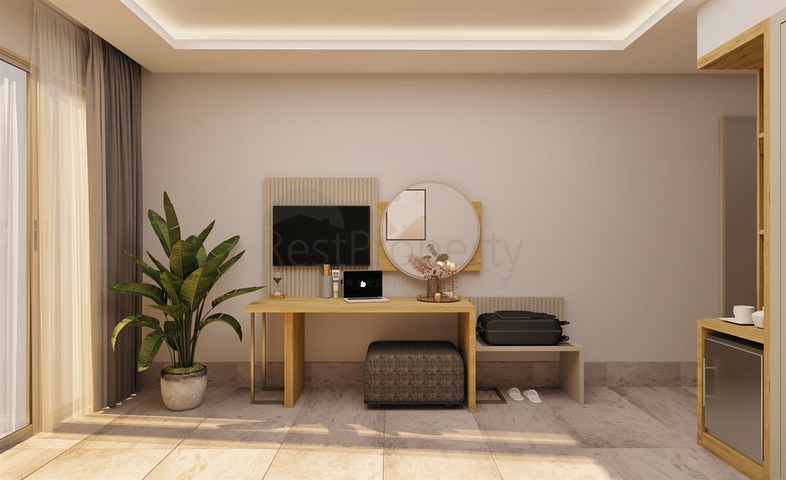 Квартира планировки 1+1 в районе Фетхие