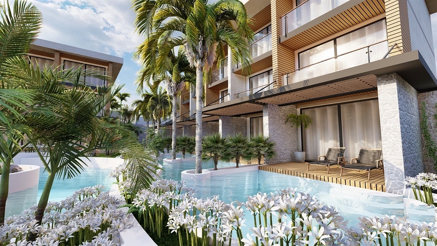 Квартира планировки 1+1 в районе Фетхие