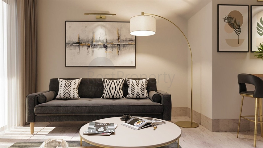 Квартира планировки 1+1 в районе Фетхие