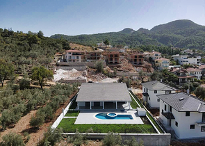 Вилла планировки 3+1 в районе Фетхие