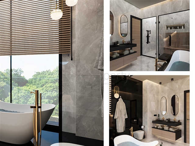 Виллы планировки 5+1 в районе Дошемеалты - Анталия