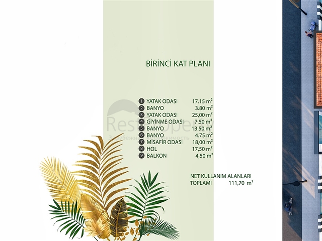 Виллы планировки 5+1 в районе Дошемеалты - Анталия