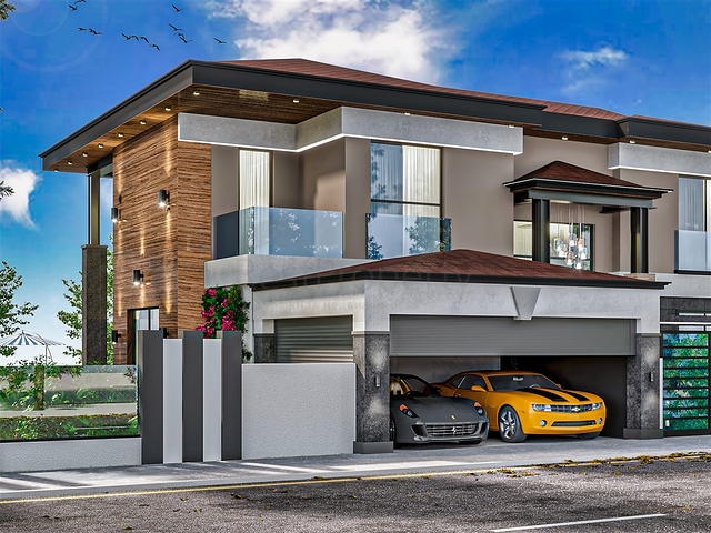 Виллы планировки 5+1 в районе Дошемеалты - Анталия