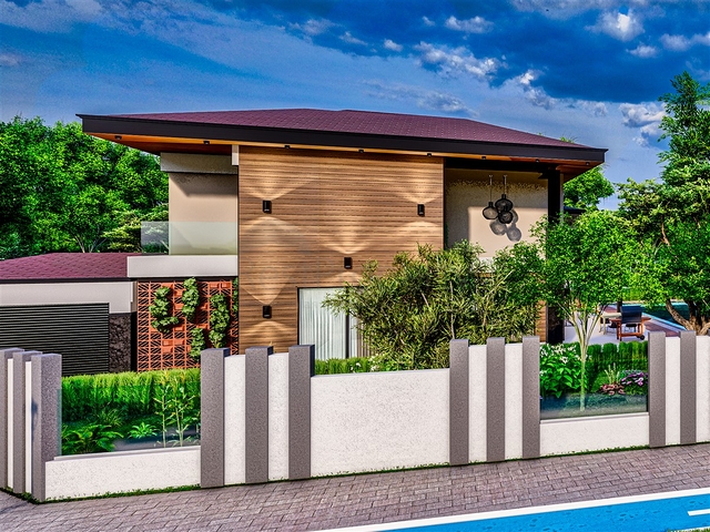 Виллы планировки 5+1 в районе Дошемеалты - Анталия