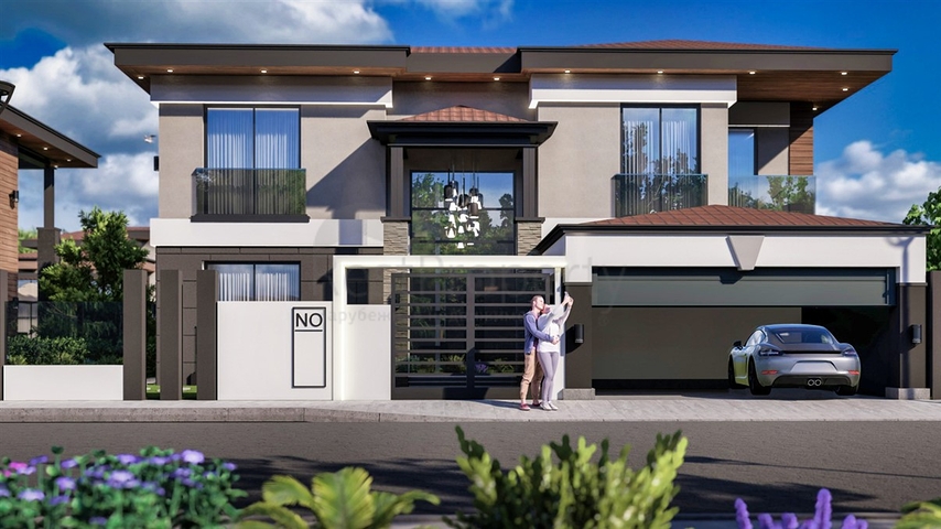 Виллы планировки 5+1 в районе Дошемеалты - Анталия