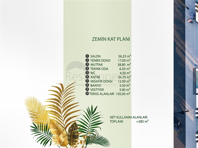 Виллы планировки 5+1 в районе Дошемеалты - Анталия