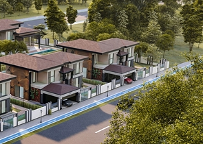 Виллы планировки 5+1 в районе Дошемеалты - Анталия