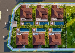 Виллы планировки 5+1 в районе Дошемеалты - Анталия