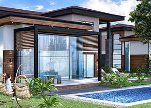 Виллы планировки 5+1 в районе Дошемеалты - Анталия