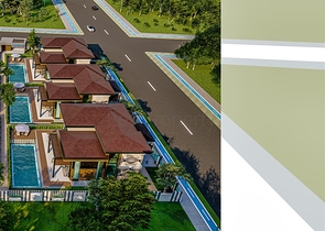 Виллы планировки 5+1 в районе Дошемеалты - Анталия