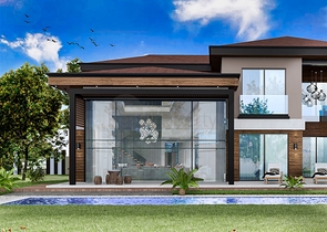 Виллы планировки 5+1 в районе Дошемеалты - Анталия