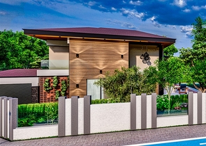 Виллы планировки 5+1 в районе Дошемеалты - Анталия