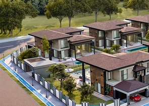 Виллы планировки 5+1 в районе Дошемеалты - Анталия