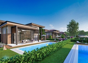 Виллы планировки 5+1 в районе Дошемеалты - Анталия