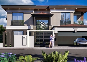 Виллы планировки 5+1 в районе Дошемеалты - Анталия