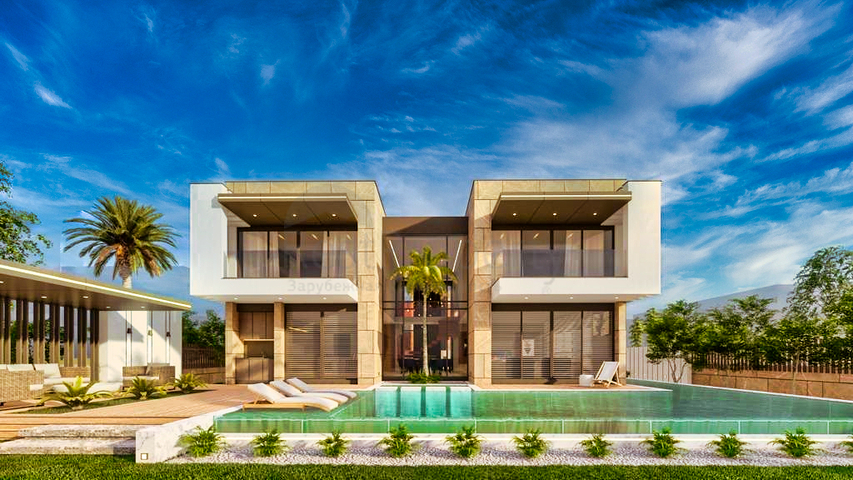 Вилла планировки 4+1 в районе Белек - Анталия  Вилла планировки 4+1 в районе Белек - Анталия