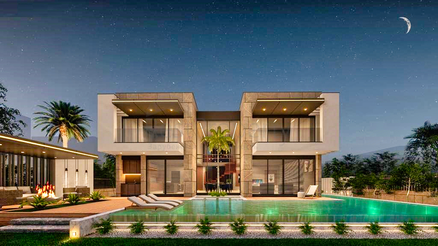 Вилла планировки 4+1 в районе Белек - Анталия  Вилла планировки 4+1 в районе Белек - Анталия