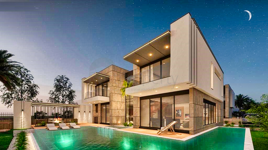 Вилла планировки 4+1 в районе Белек - Анталия  Вилла планировки 4+1 в районе Белек - Анталия