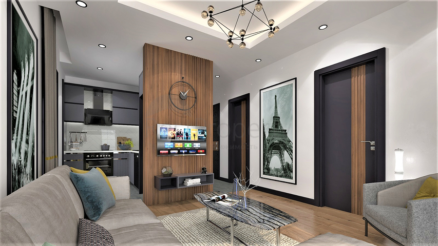 Квартиры планировки 1+1 в районе Алтынташ - Анталия 