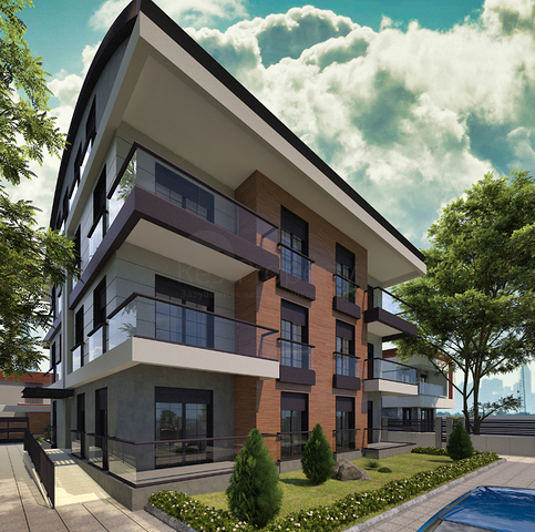 Квартиры планировки 1+1 в районе Алтынташ - Анталия 