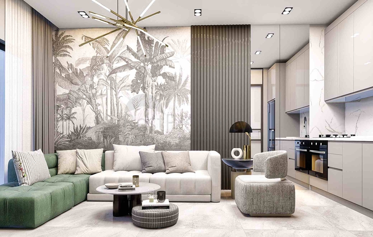 Квартиры планировки 1+1 и 2+1 в районе Белек - Анталия