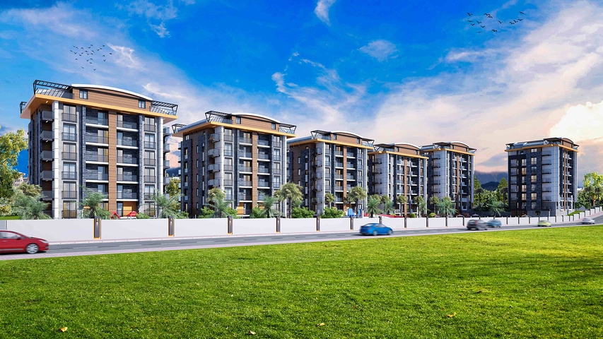 Квартиры планировки 1+1 и 2+1 в районе Белек - Анталия