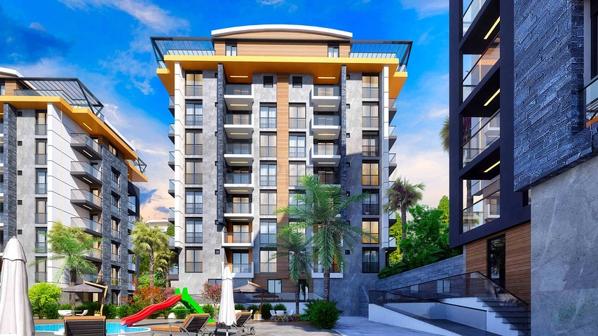 Квартиры планировки 1+1 и 2+1 в районе Белек - Анталия