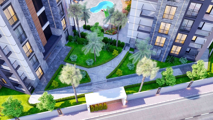 Квартиры планировки 1+1 и 2+1 в районе Белек - Анталия