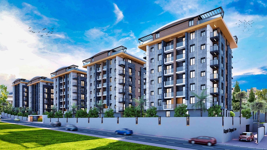 Квартиры планировки 1+1 и 2+1 в районе Белек - Анталия