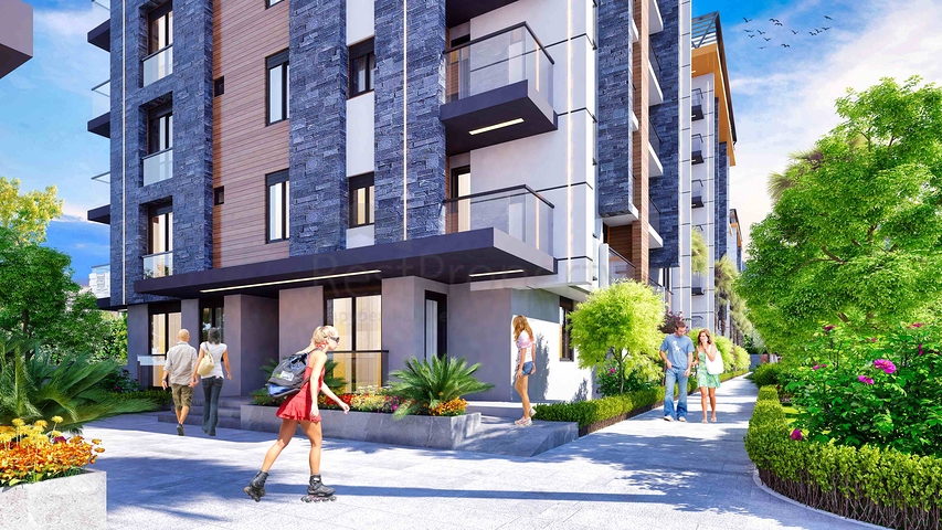 Квартиры планировки 1+1 и 2+1 в районе Белек - Анталия