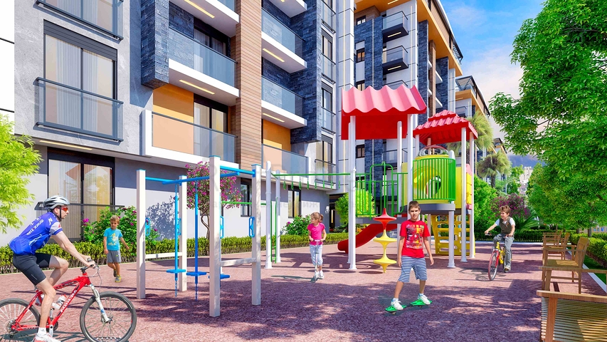 Квартиры планировки 1+1 и 2+1 в районе Белек - Анталия