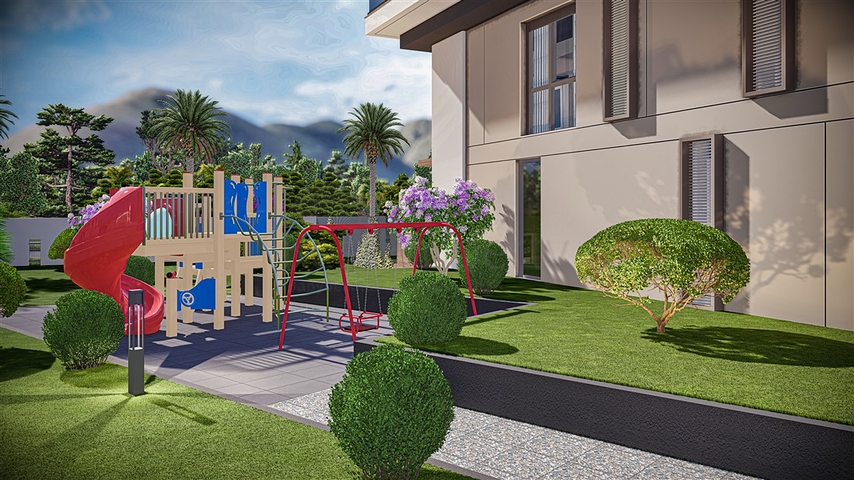 Квартиры планировки 2+1 дуплекс в микрорайоне Хурма - Анталия