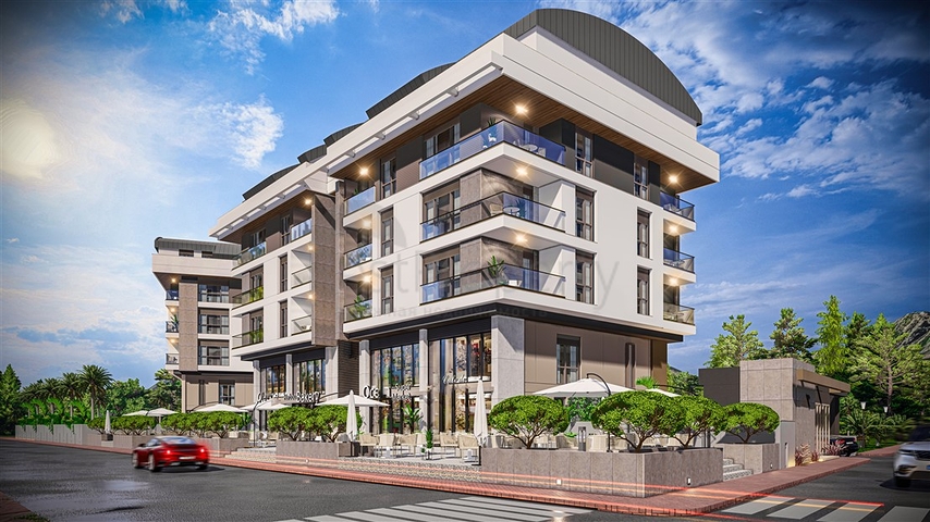 Квартиры планировки 2+1 дуплекс в микрорайоне Хурма - Анталия